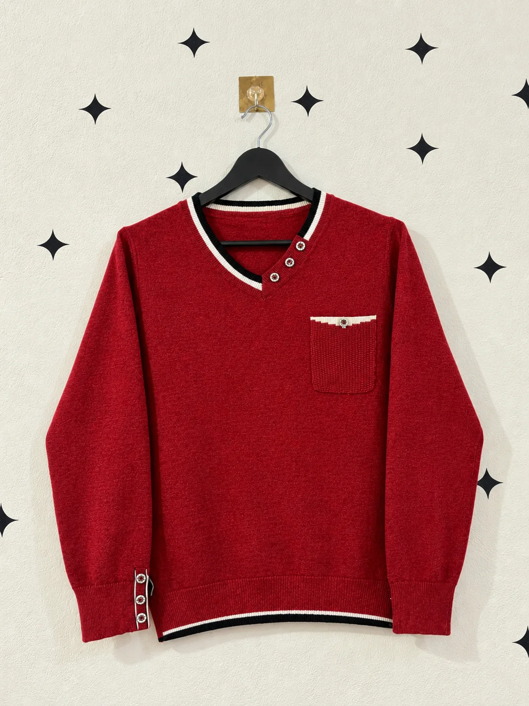 Red Knit Sweater