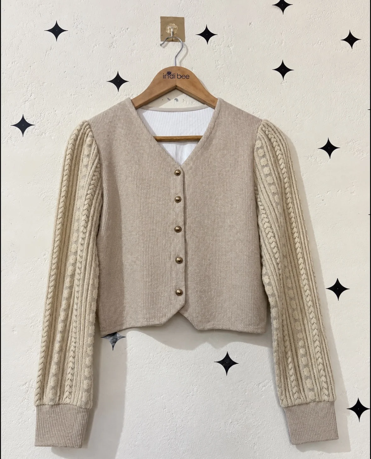 Beige Knit Sweater