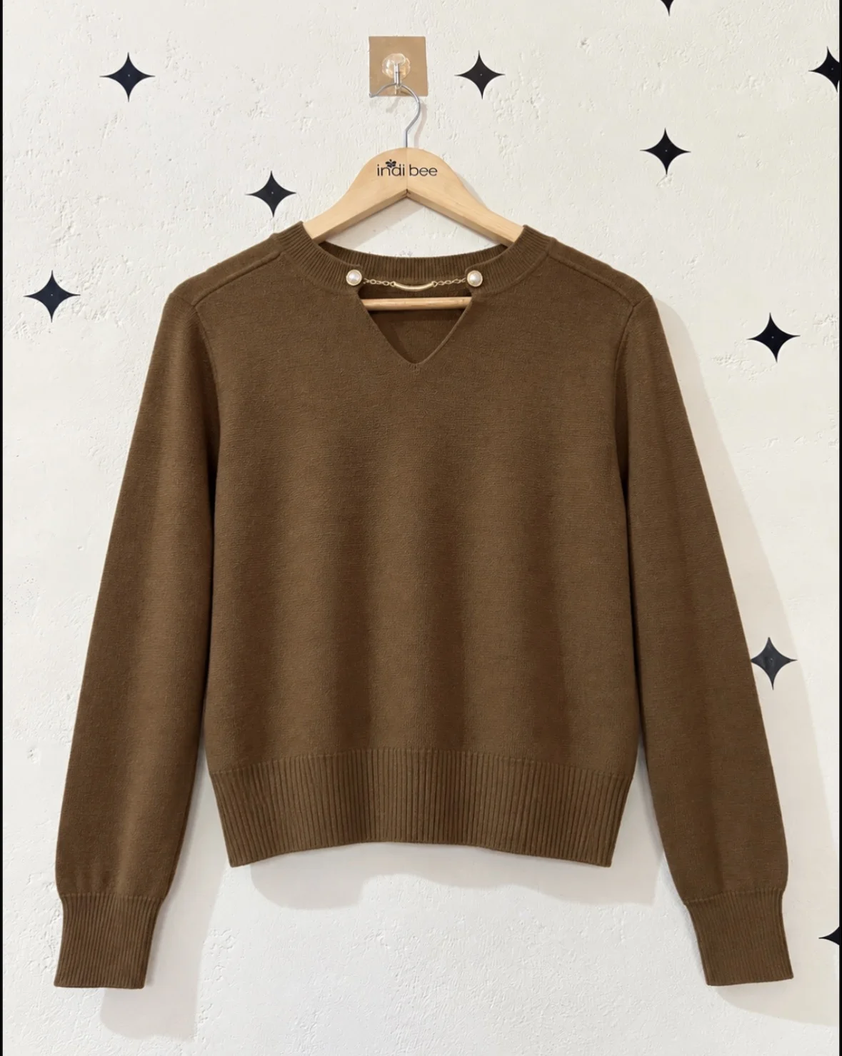 Brown Knit Sweater