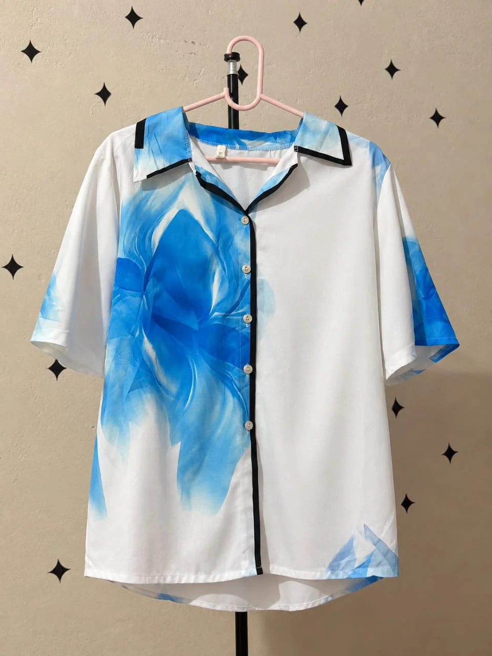 Blue Floral Top