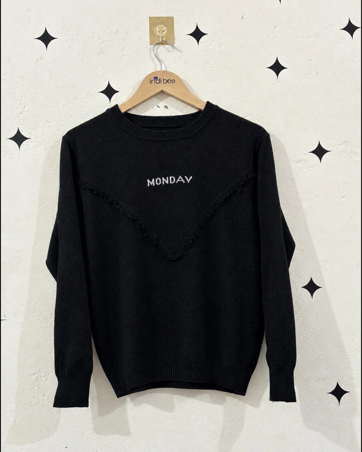 Monday Black Sweater