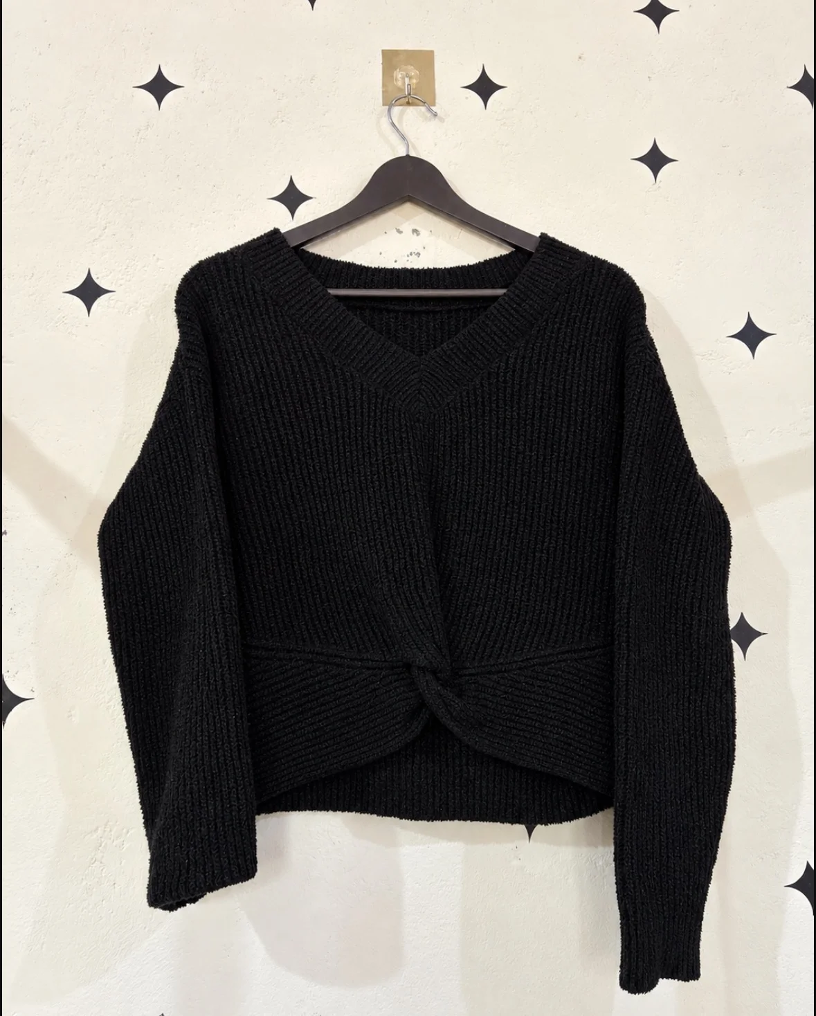 Black Knitted Sweater