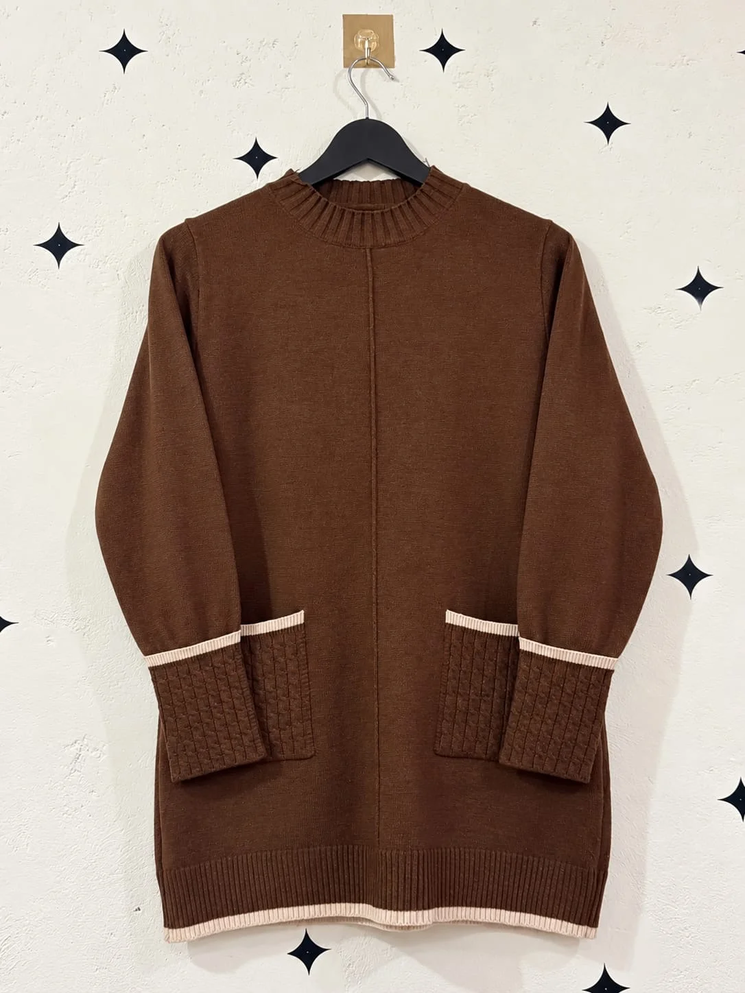 Brown Knit Sweater