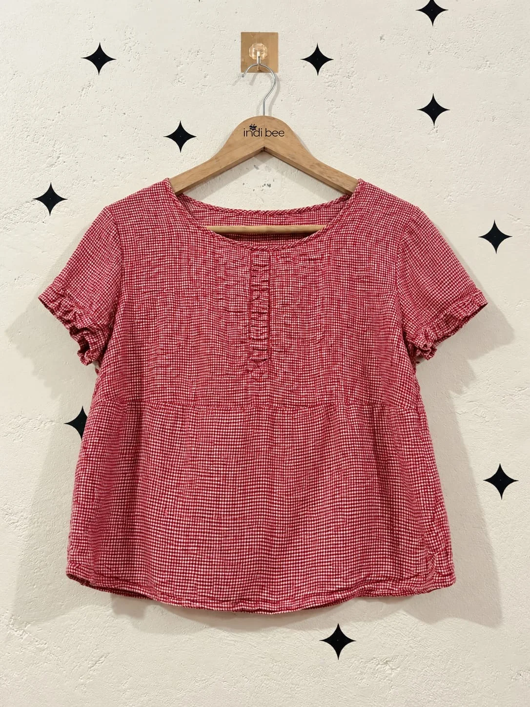 Red Checkered Top