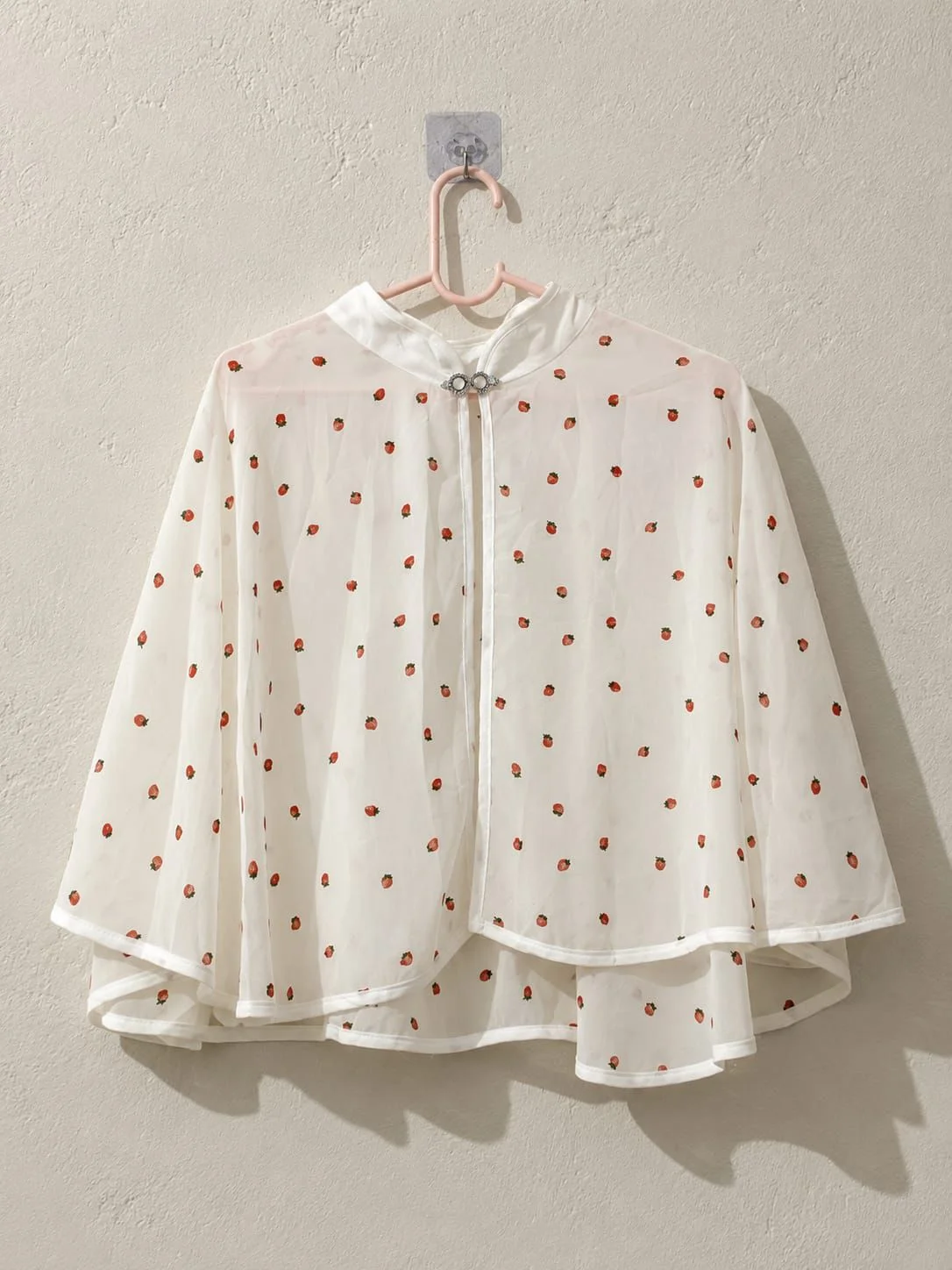 Ivory Polka Dot Ruffle