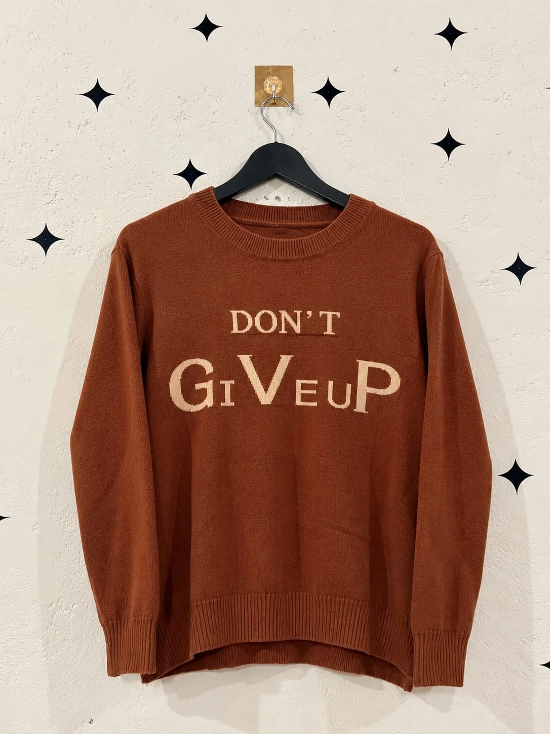 Brown Knit Sweater