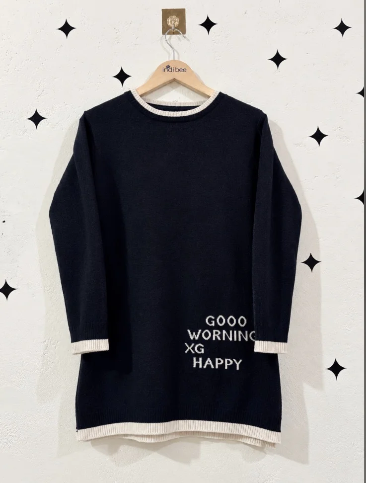 Black Knit Sweater