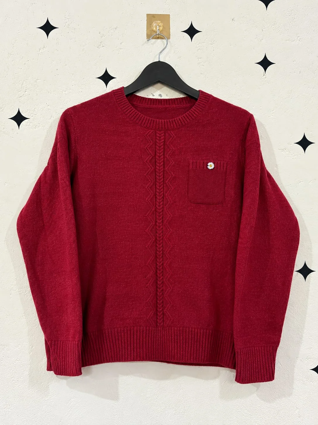 Red Knit Sweater