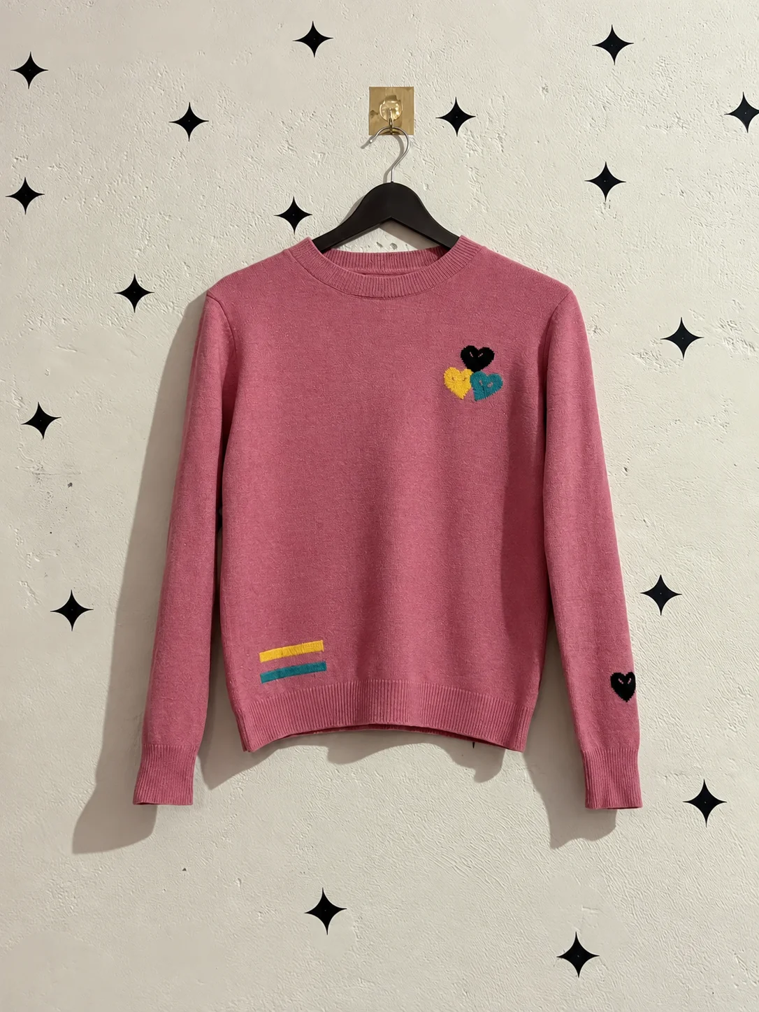 Pink Heart Sweater