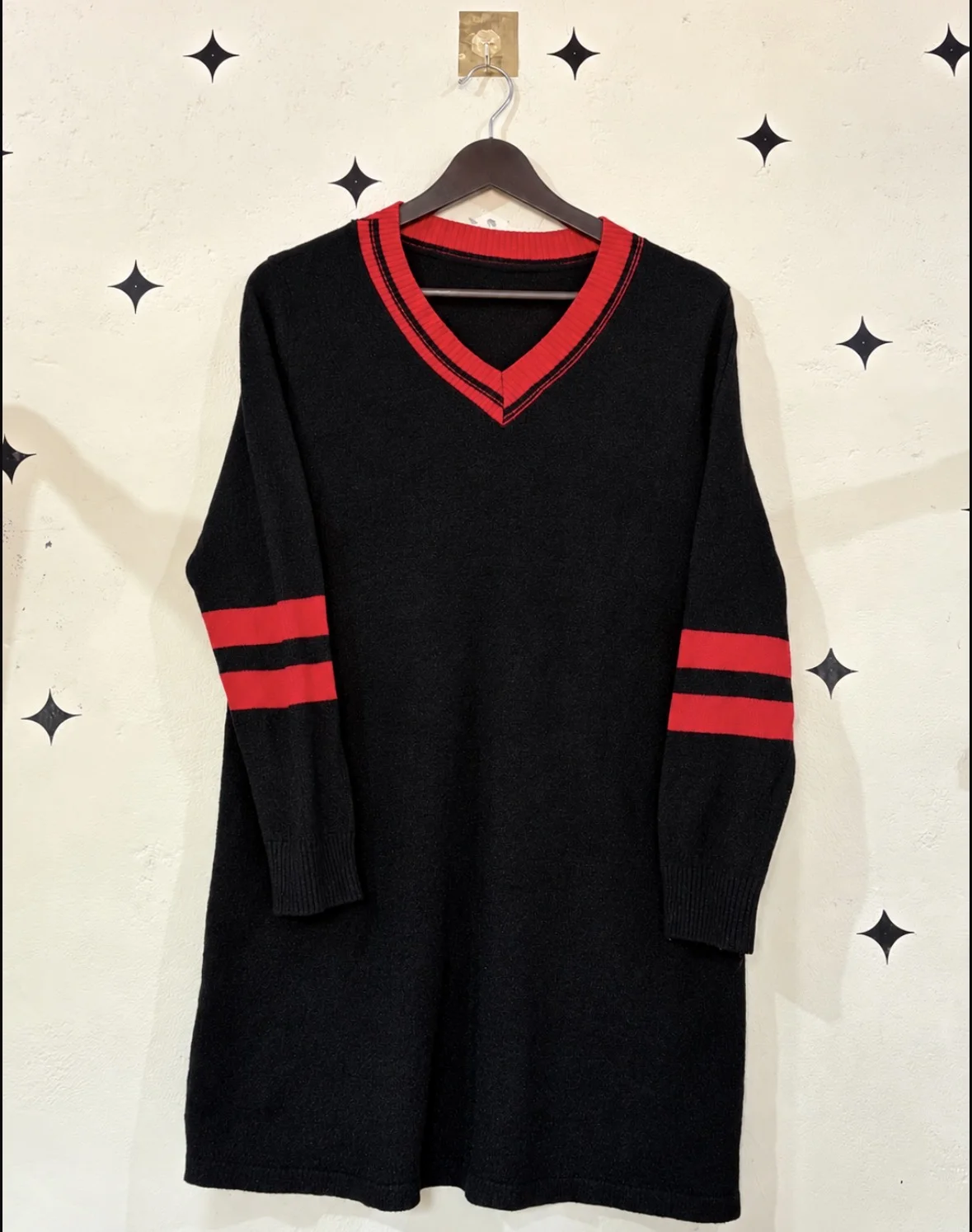 Black Striped Sweater