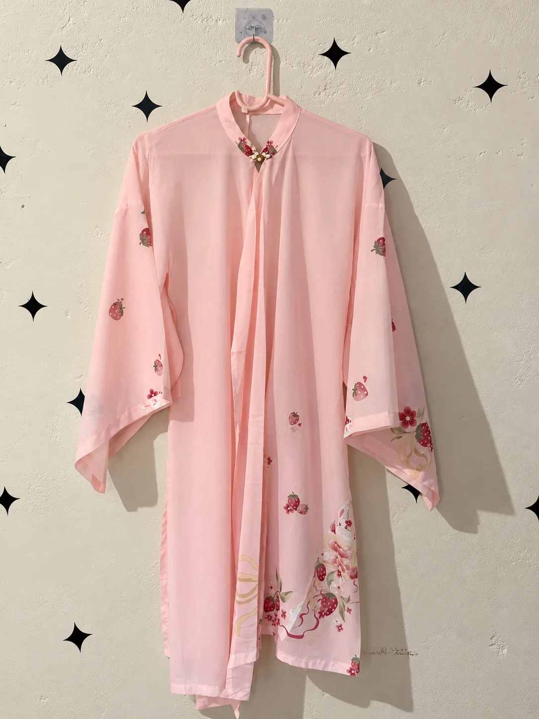 Pink Chiffon Kaftan