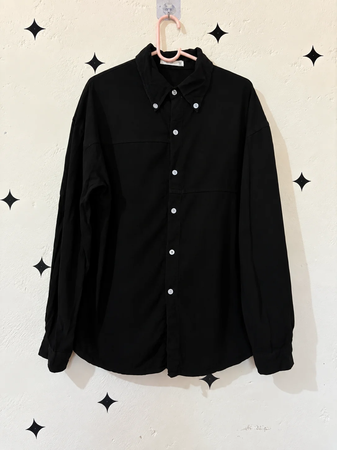 Classic Black Button-Up Shirt