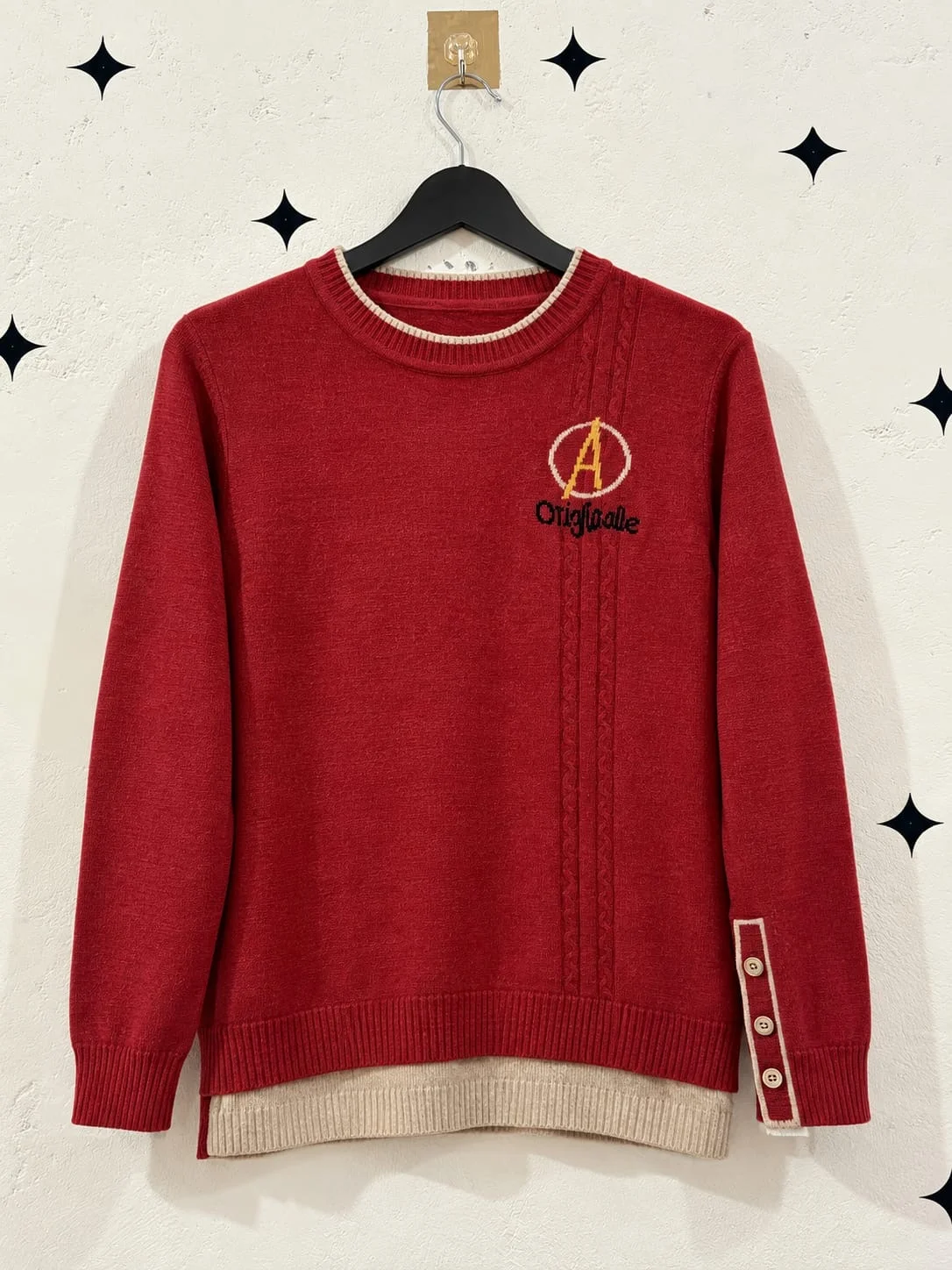 Red Knit Sweater