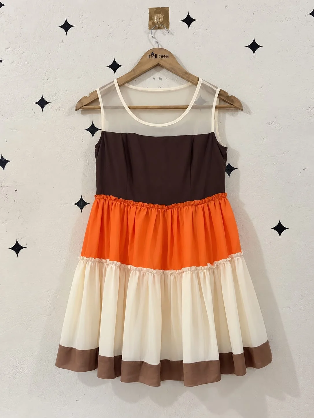 Colorblocked Tiered Top