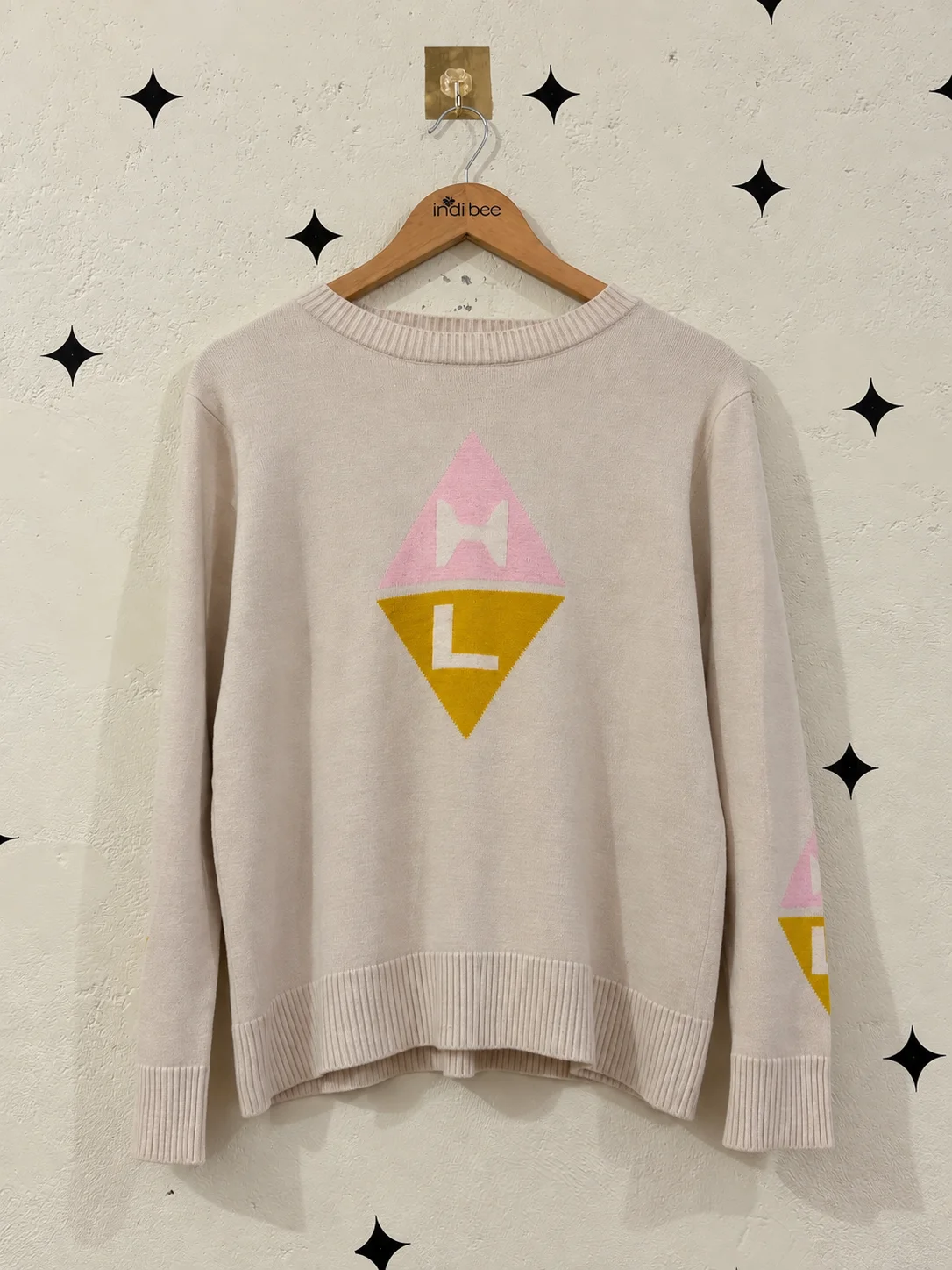 Beige Knitted Sweater