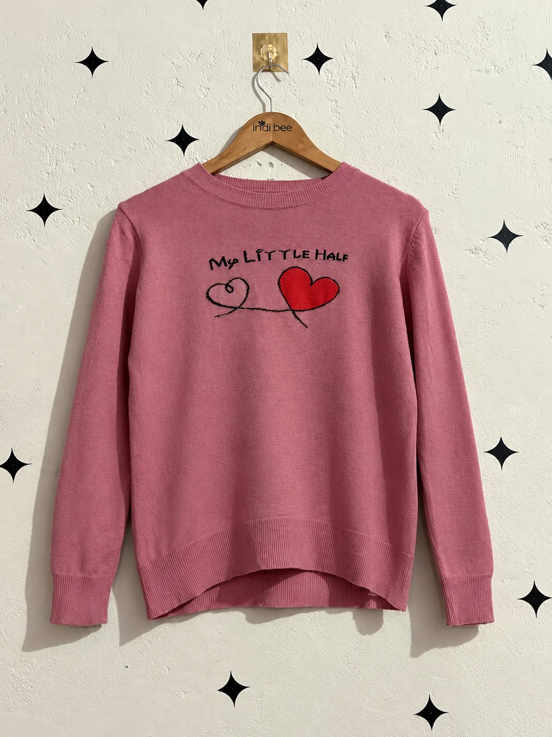 Pink Graphic Sweater