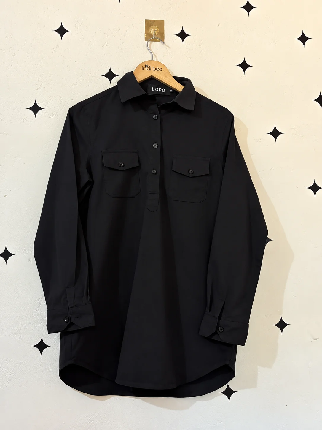 Black Cotton Top