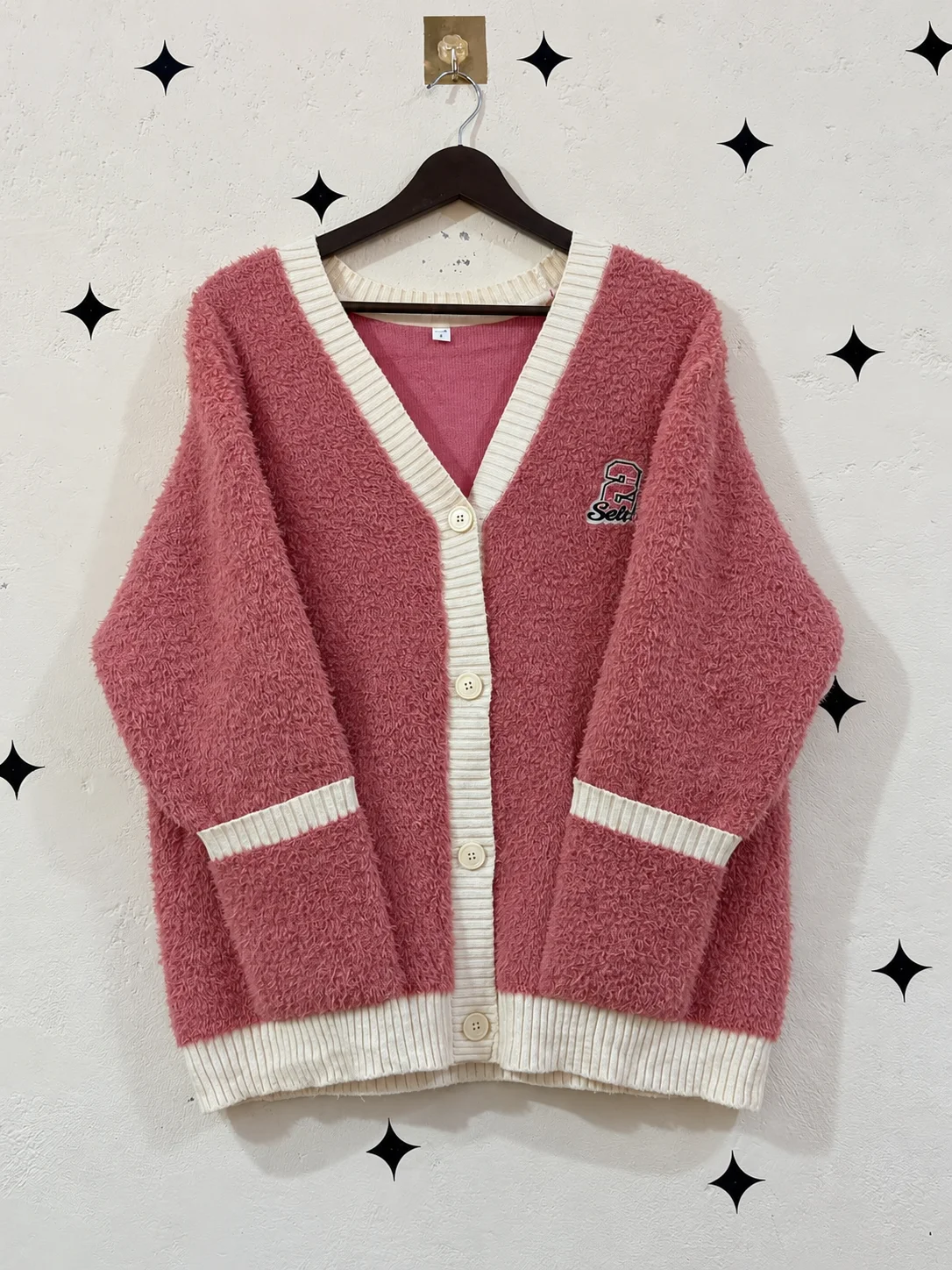 Pink Fuzzy Sweater