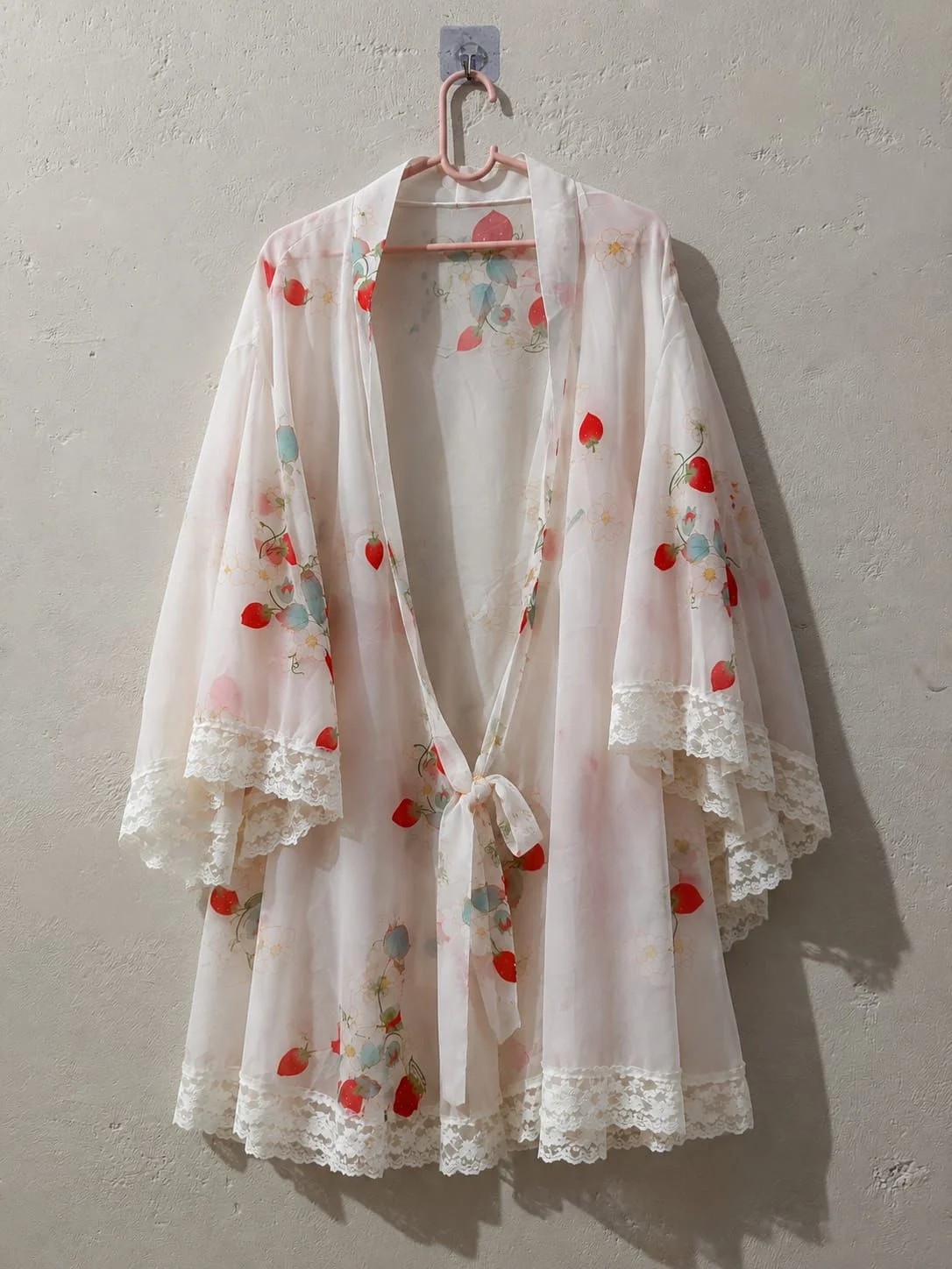 White Floral Embroidered Trim